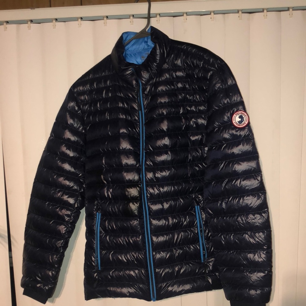 Navy blue bubble jacket